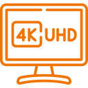 4k Ultra HD Monitor Icon