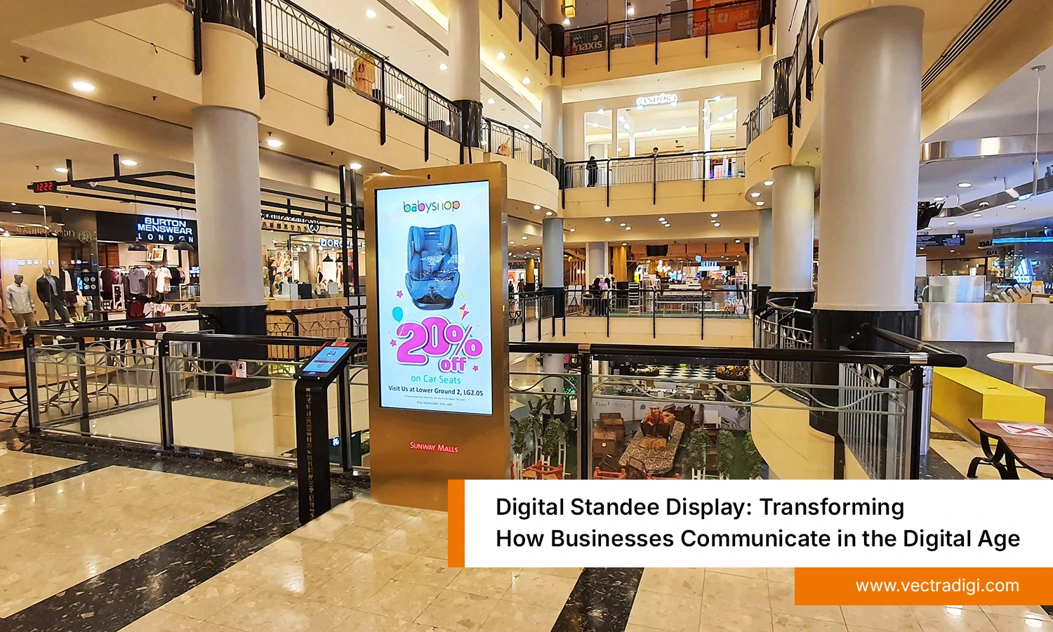 Digital Standee Display Transforming How Businesses Communicate in the Digital Age
