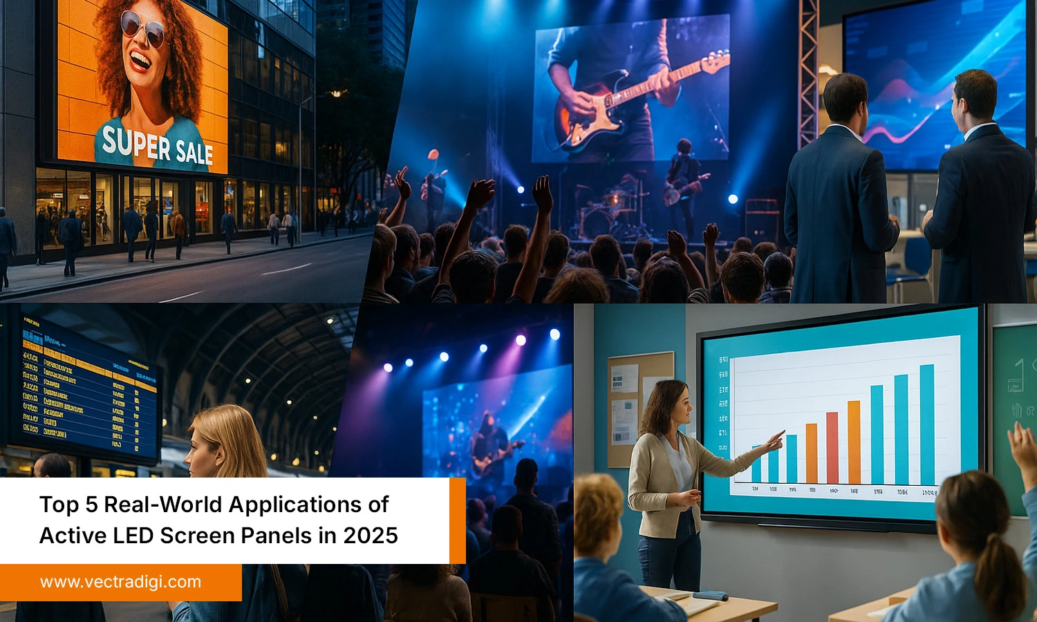 Top 5 Real‑World Applications of Active LED Screen Panels in 2025