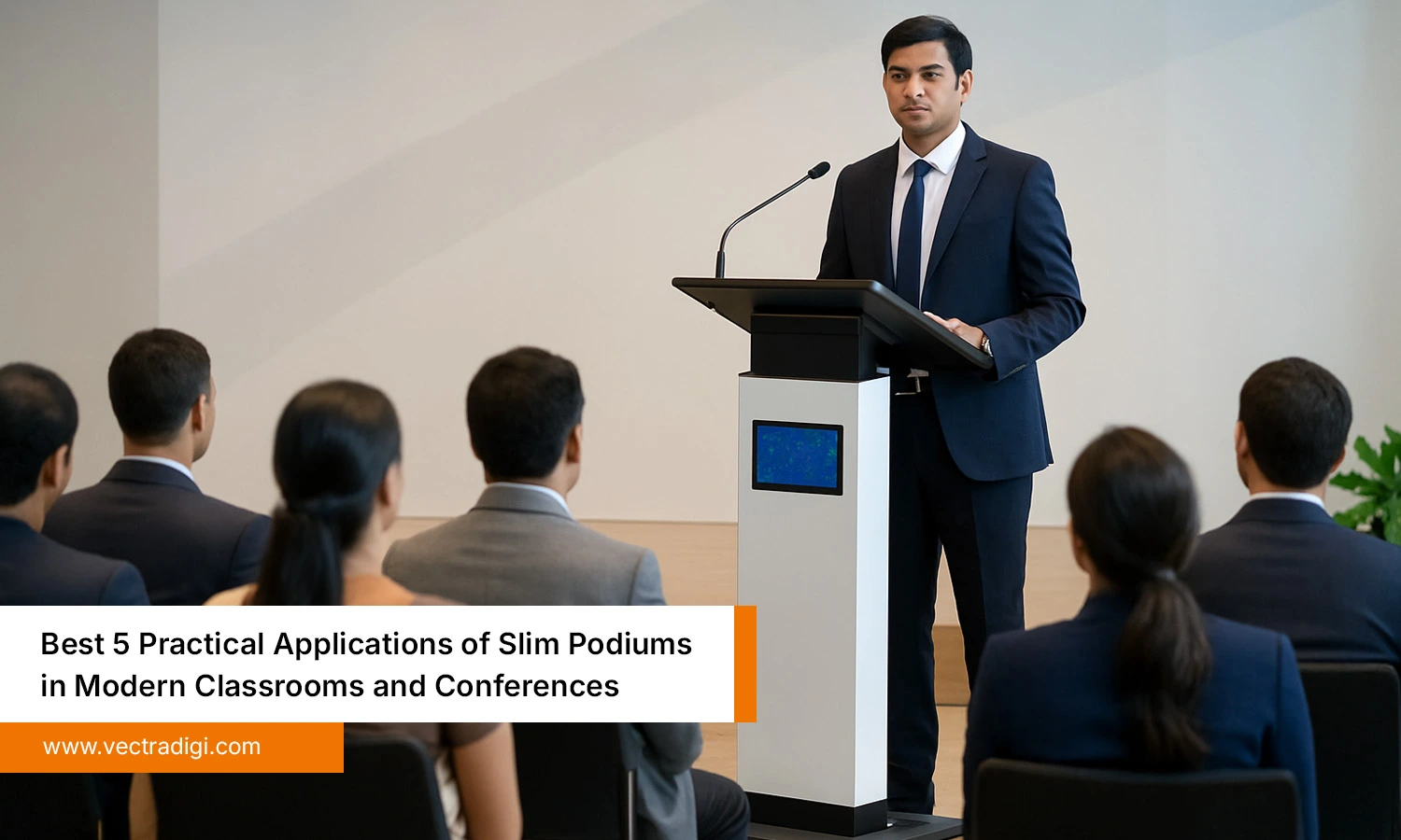 Demonstrating Practical Applications of Slim Podiums in Modern Classrooms and Conferences