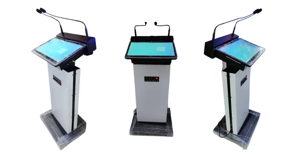 Slim Podium Stand for Conferences and Presentations