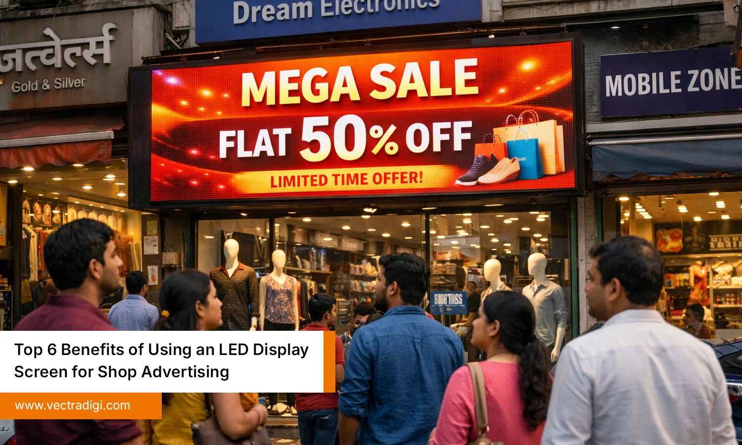 LED Display Screen for Shop Advertising