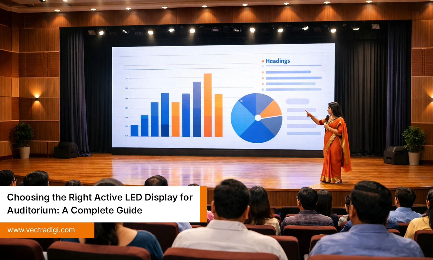 Right Active LED Display for Auditorium