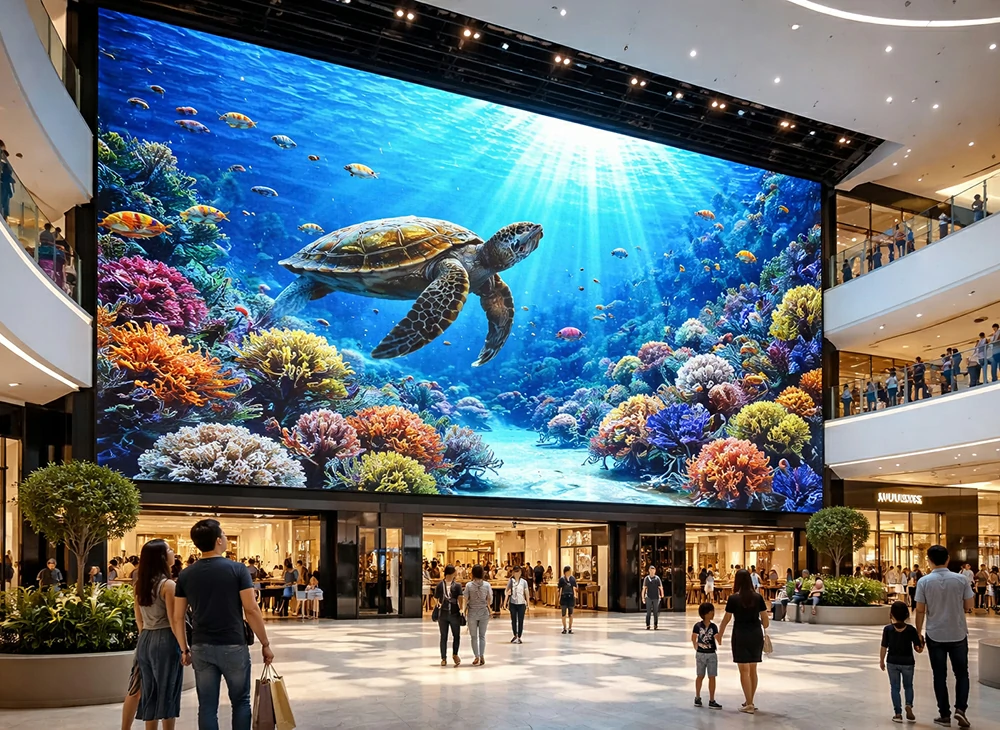 Shopping Mall LED Wall Manufacturer