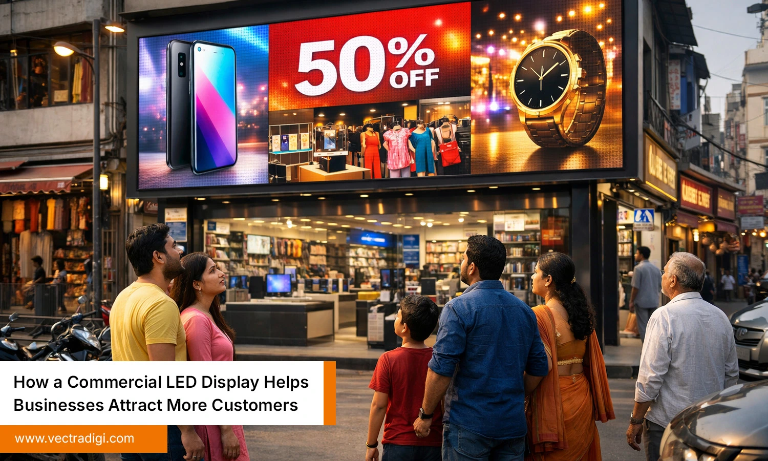 Commercial LED Display Helps Businesses Attract More Customers