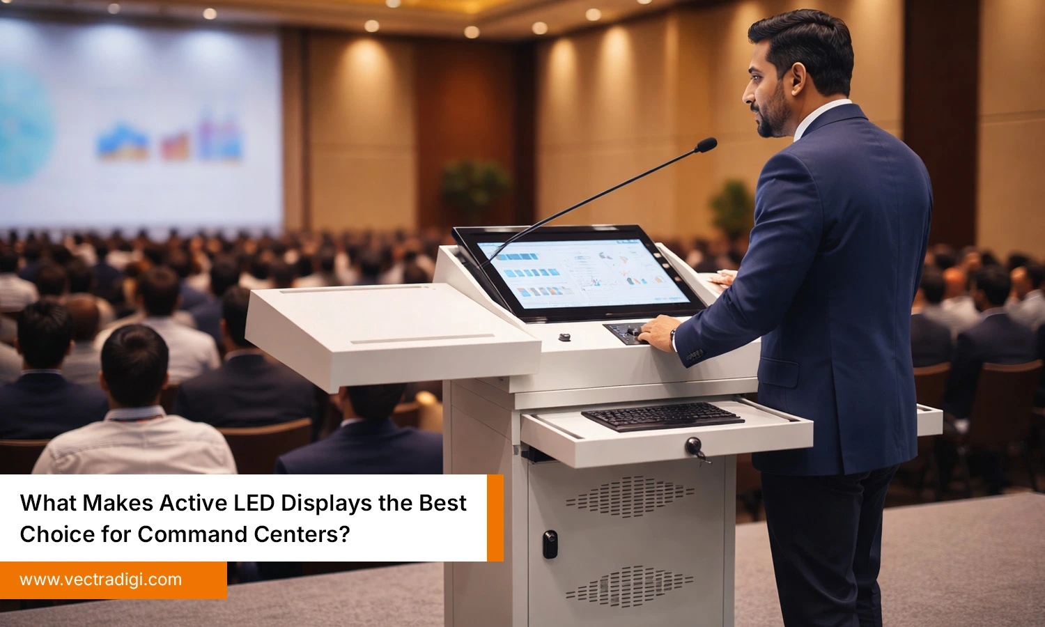 Electronic Lectern Podium for Conferences and Events