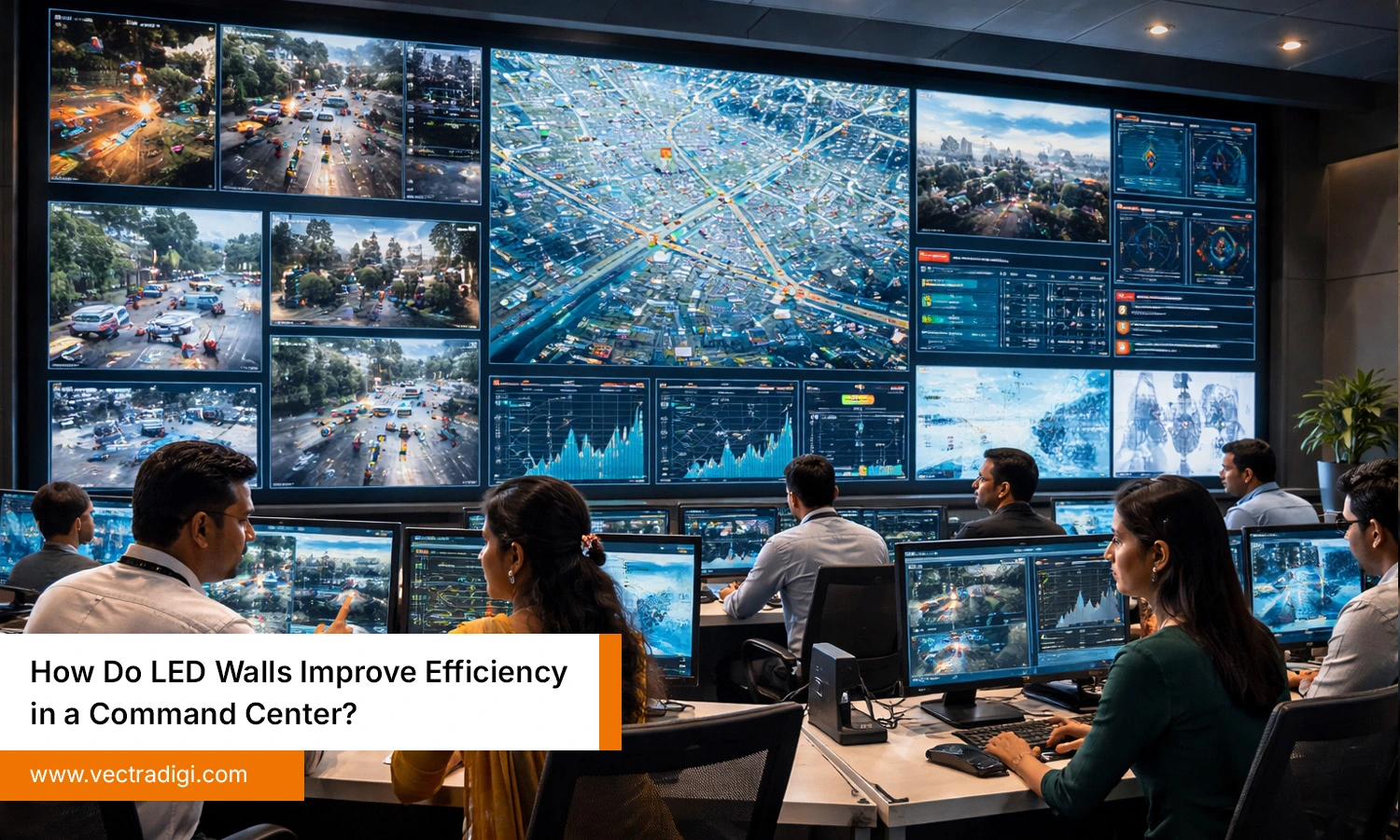 LED Walls Improve Efficiency in Command Center